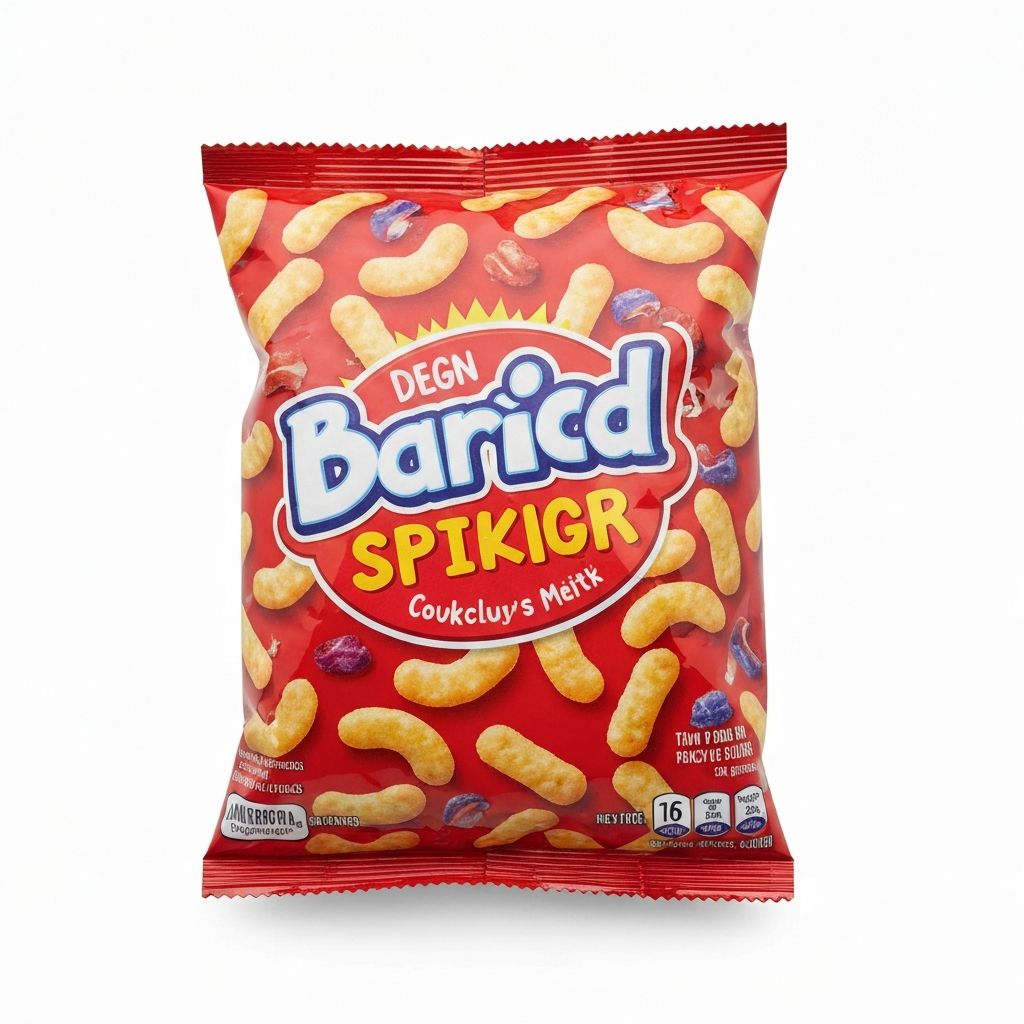 Kartonffront mit Produktinformationen